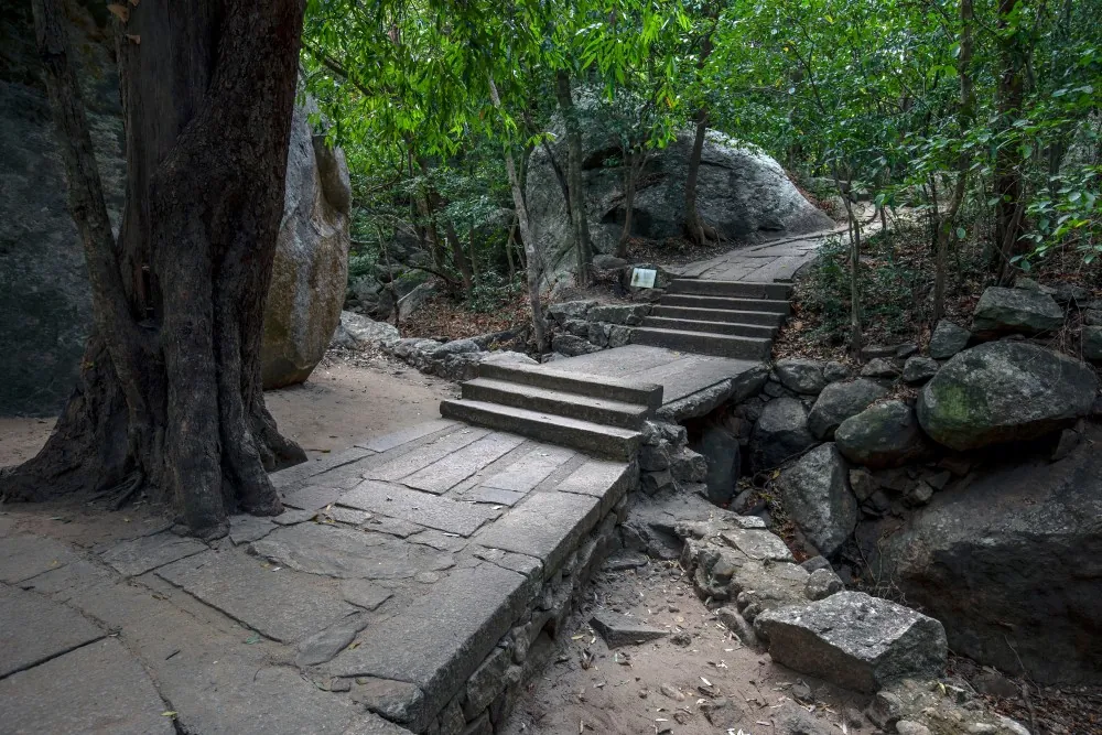 Forest monastery meditations in Ritigala